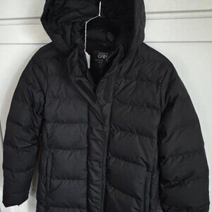 Athleta Girl Down Jackets Size L/12 G12, Black,